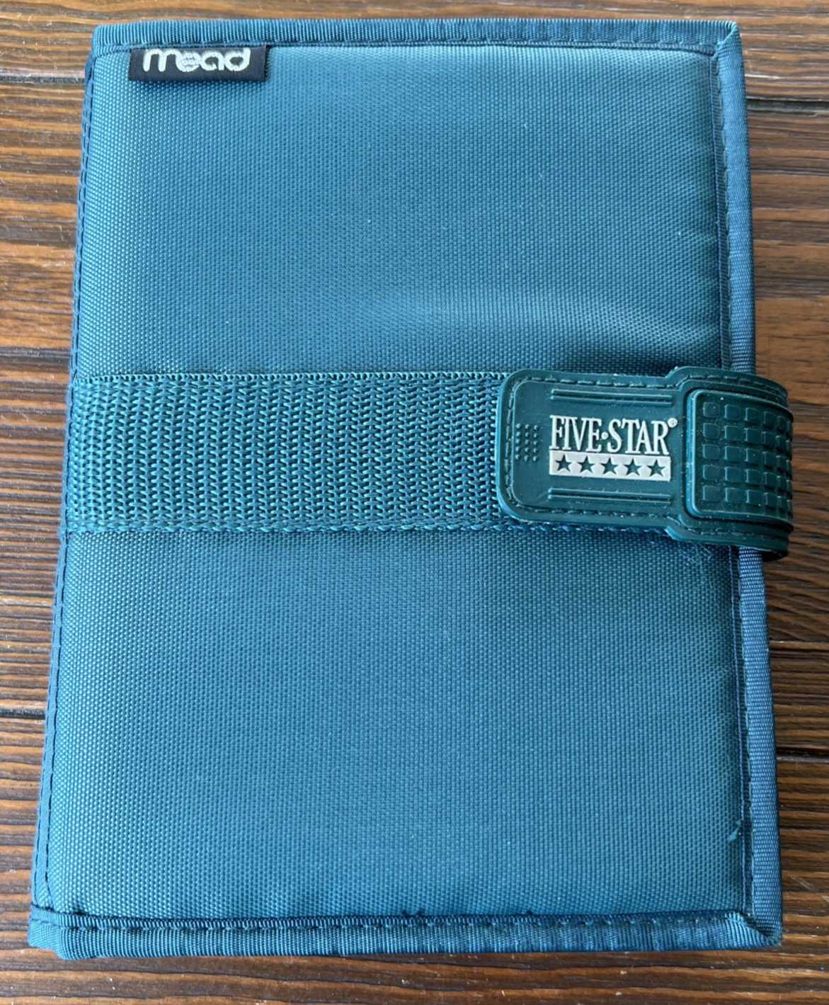 Vintage 1990s Small Mead Five Star Day Student Planner Personal Organizer Teal
