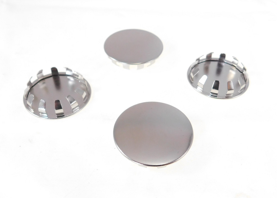 (4 PACK) 1-3/8″ Nickel Plated Metal Hole Plugs for .047″-.125″ metal SP-1.375-NK