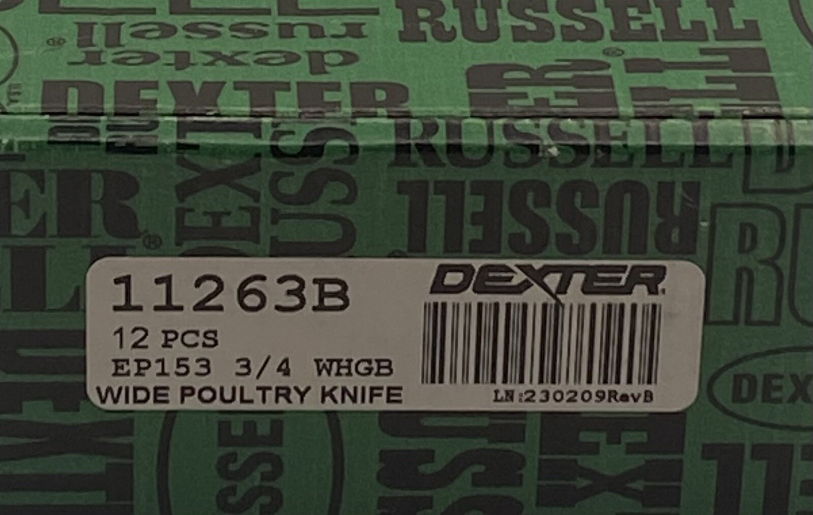 Dexter Russell EP153 3/4 WHGB Sani-Safe® (11263B) 3-3/4” Wide Poultry Knife