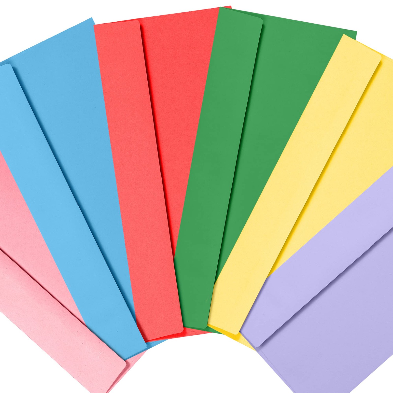 Colored Envelopes Letter Size, 36-Pack #10 4. 125 x 9.5 inches, 6 Colors