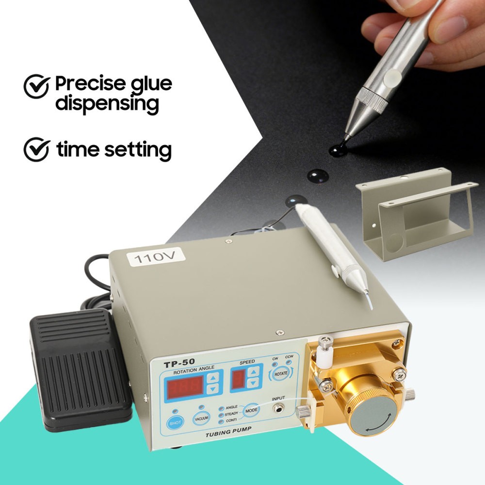 Tubing Glue Liquid Dispenser TP-50 Automatic Peristaltic Dispen Precision Rotary