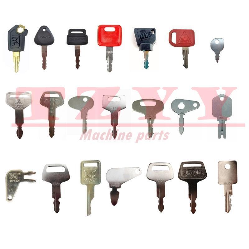21 Keys set for Case CAT Komatsu Bobcat Heavy Equipment Construction
