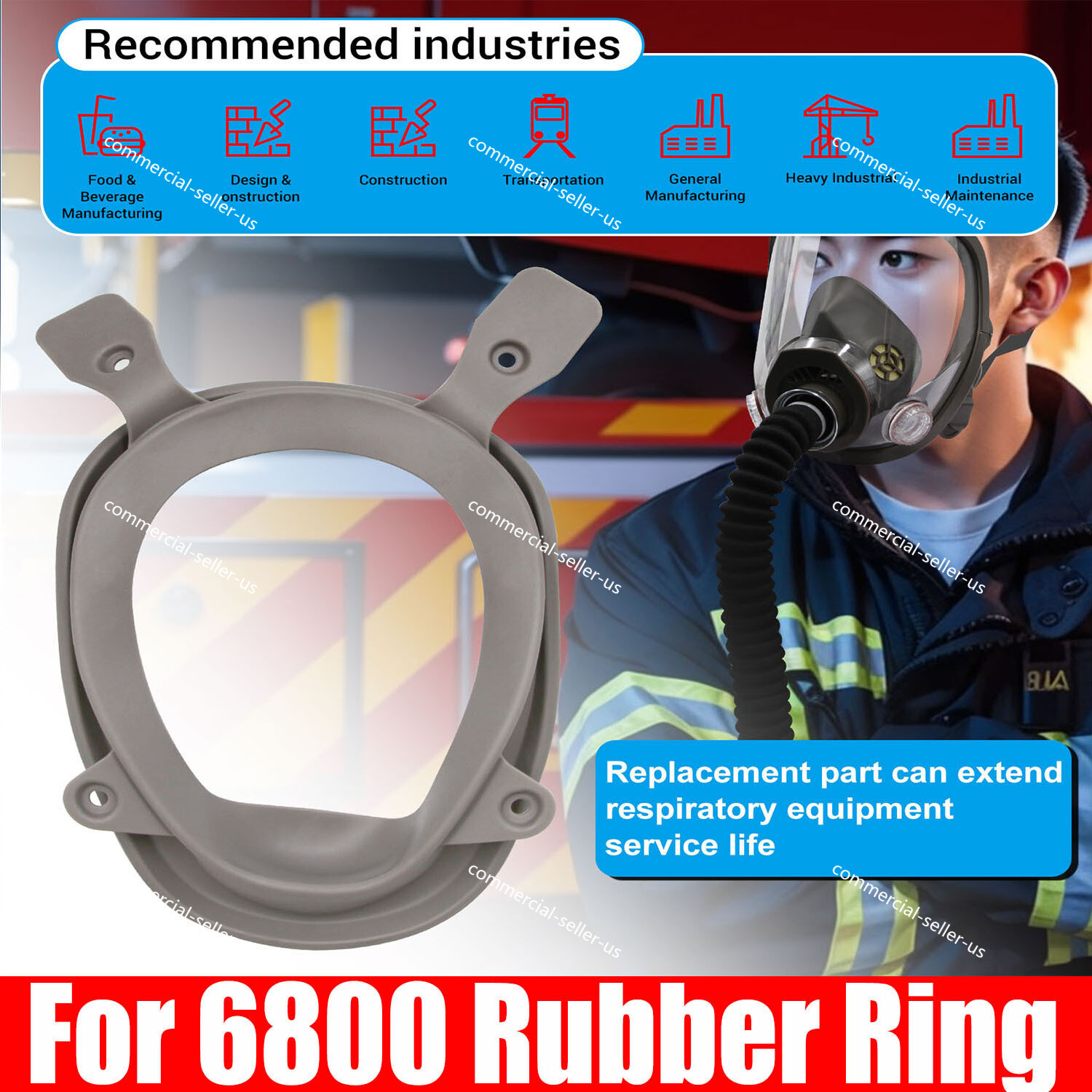 For 3M Full Facepieces 6000 Series, 6900 Series.Such as 3M 6700, 6800, 6900 us