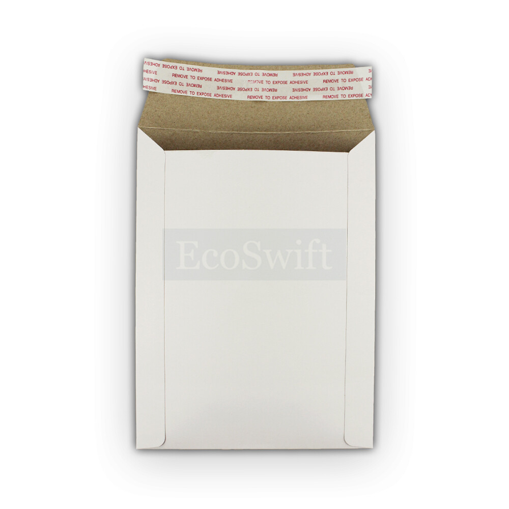 1-5000 6 x 8 EcoSwift CD/DVD Self Seal Photo Ship Flat Cardboard Envelope Mailer
