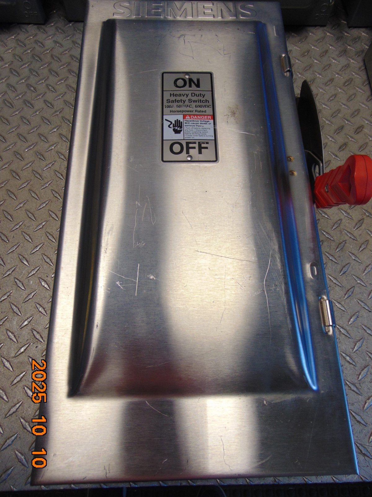 NEW Siemens Heavy Duty Safety Switch 100A 600V HNF363S “SHELF WARE”
