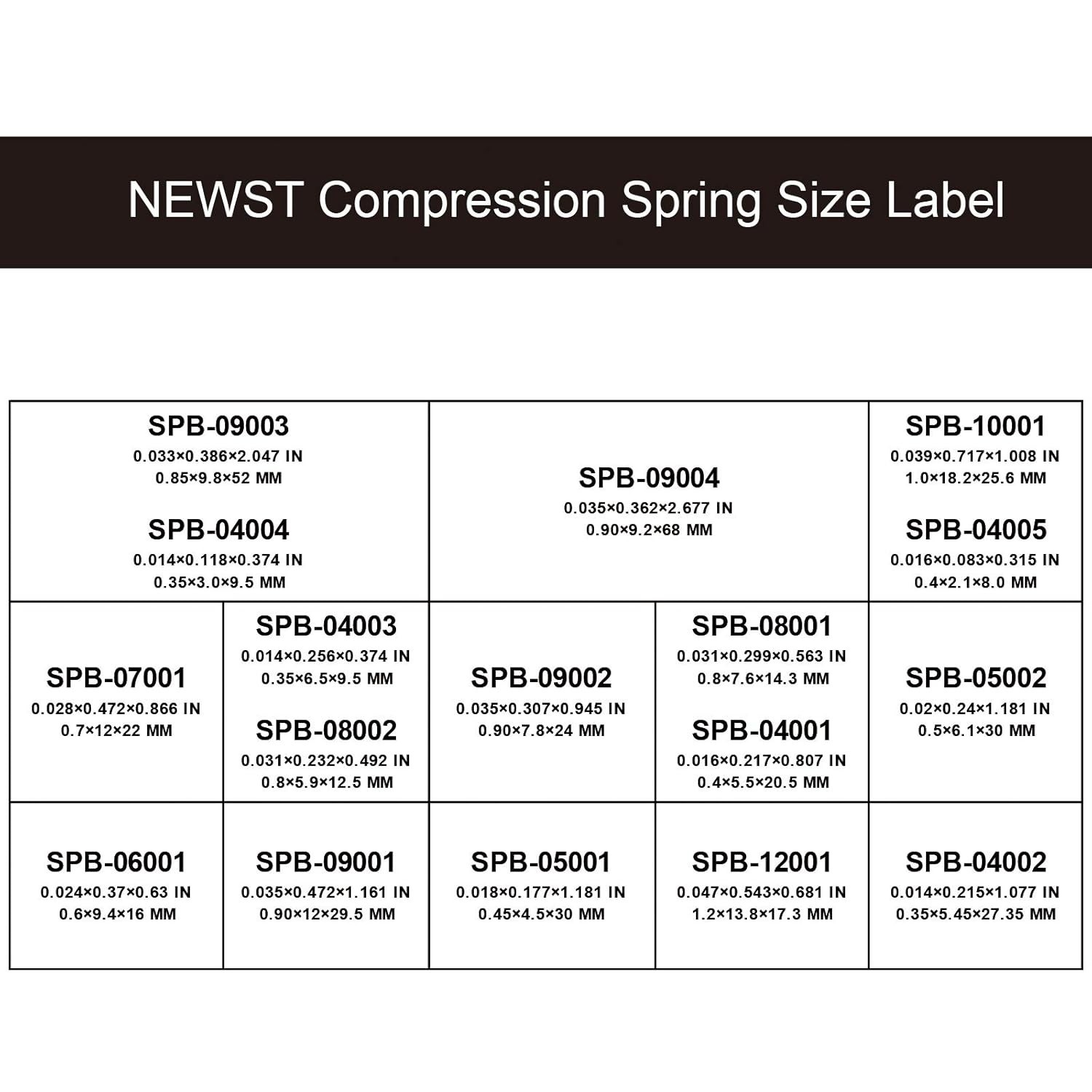 17-Piece Compression Springs Assortment Kit – Durable Stainless Steel Collection
