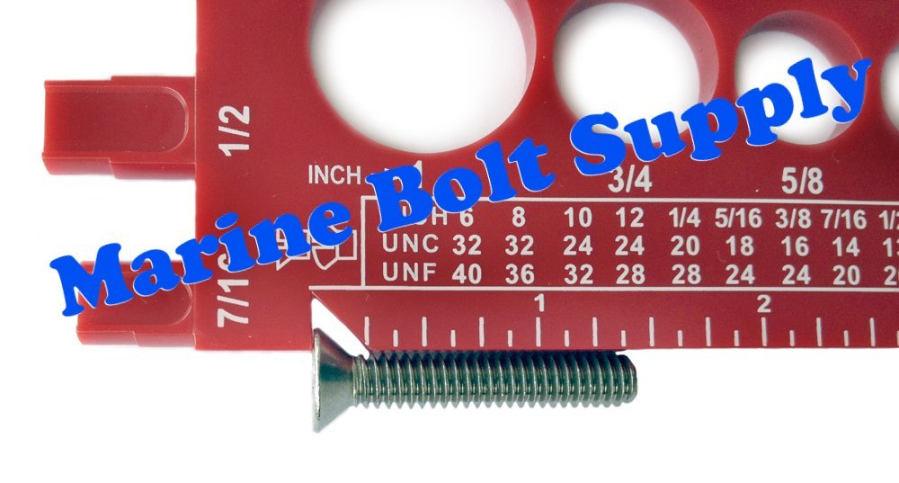 Screw Bolt Nut Thread Measure Gauge Size Checker (Standard & Metric) Color:Green