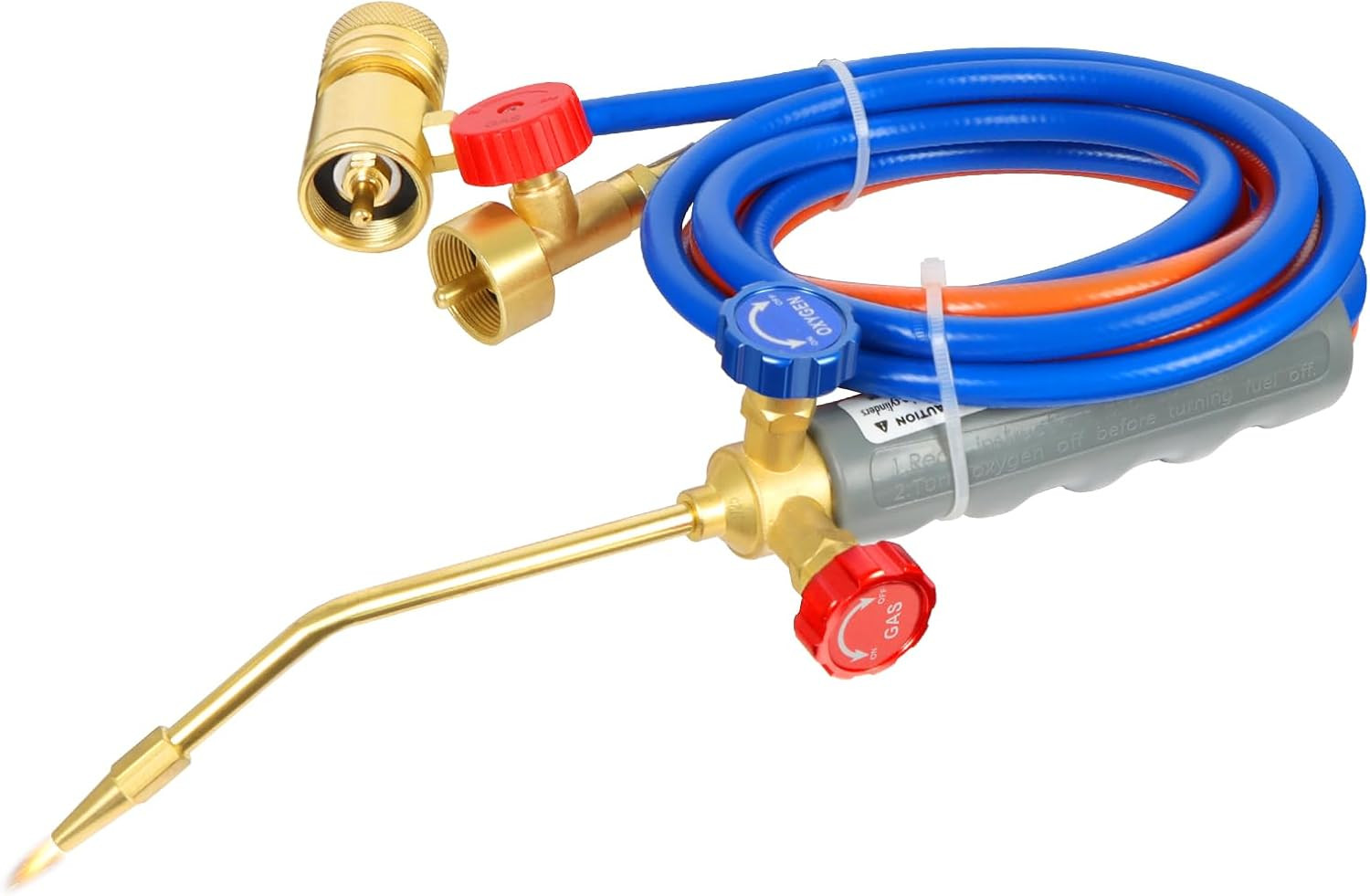 Brazing Torch Kit for MAPP Gas & Propane, Brass & Stainless Steel Cutting Torch