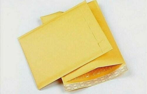 10 #1 7.25×12 Kraft Bubble Padded Envelopes Mailers Shipping Case 7.25″x12″