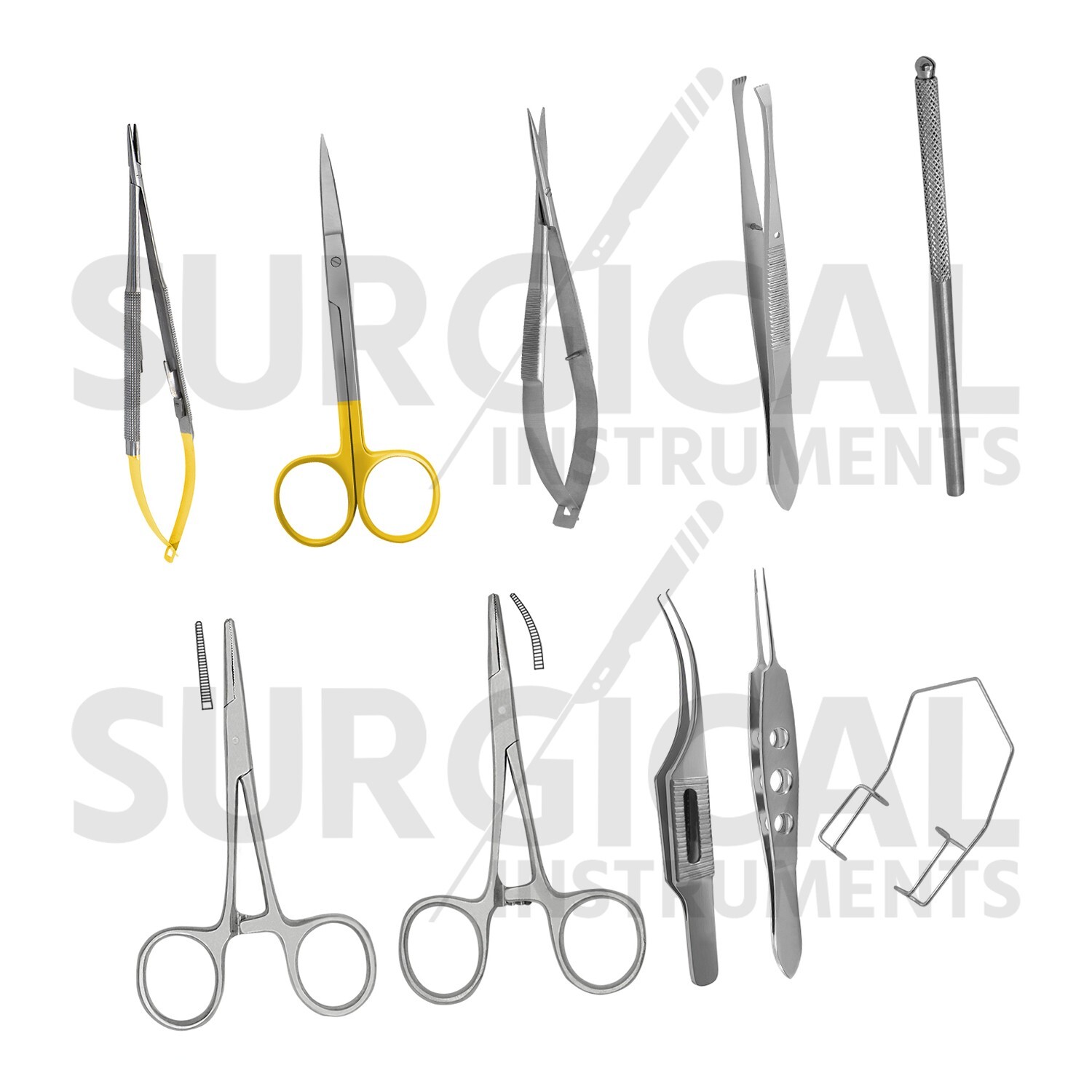 10 Pcs Veterinary Ophthalmic Set German Grade Surgical Instruments Kit