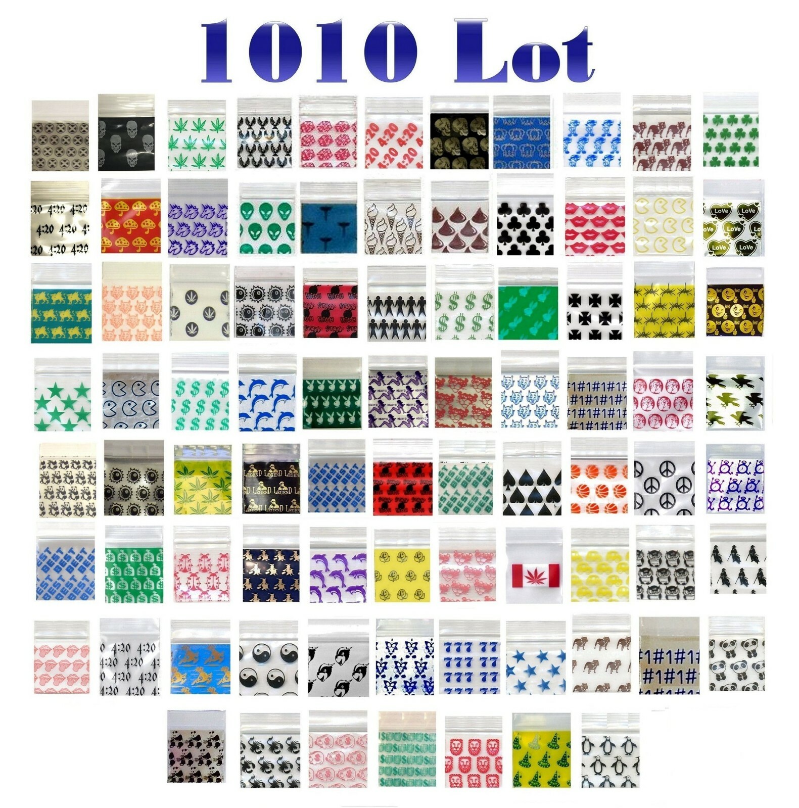 100 PACK PIGGY BANKS 125125 APPLE MINI ZIP BAGGIES 1.25×1.25″