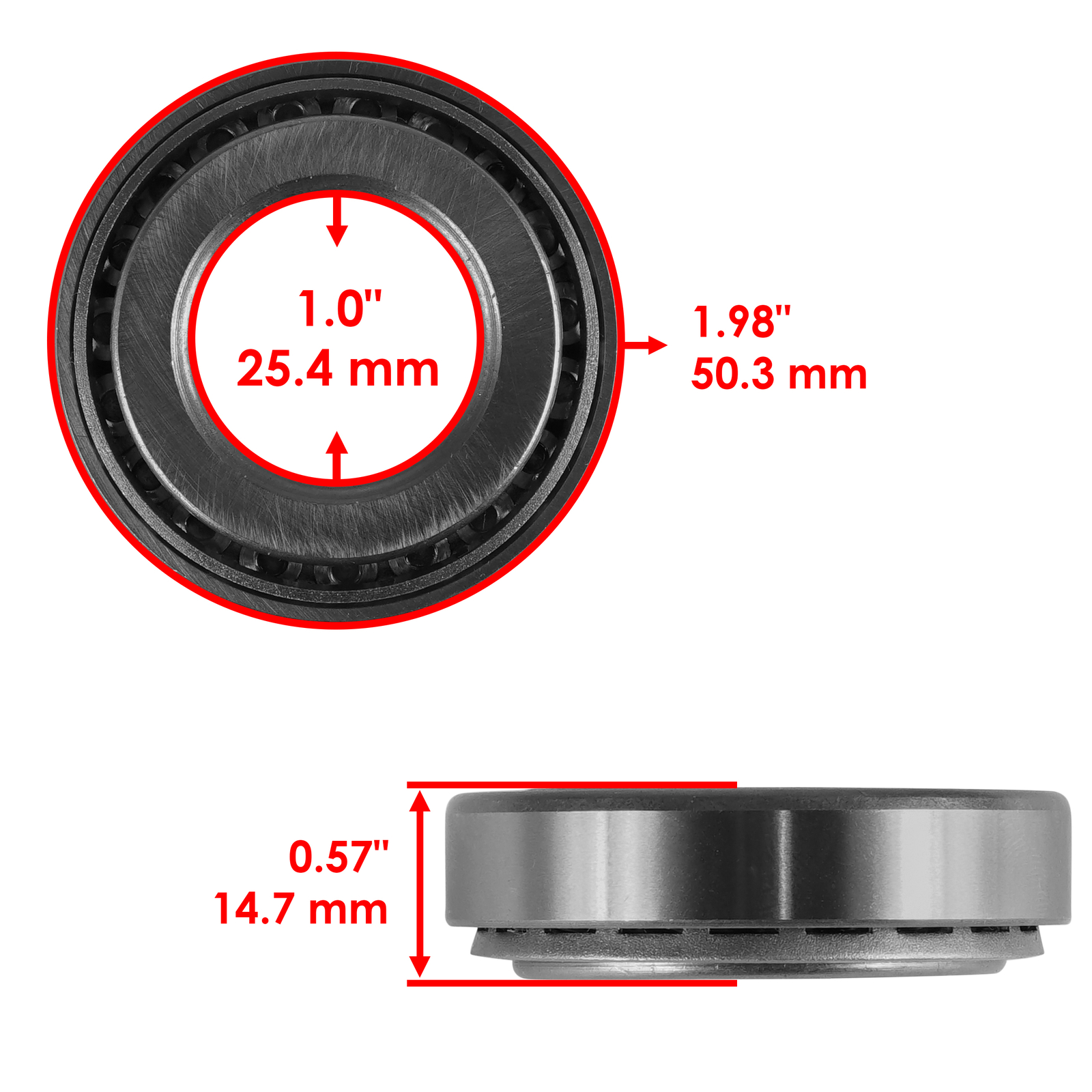 L44643 / L44610 L44643/610 L44643-90049 Tapered Roller Bearings 25.4×50.3×14.7