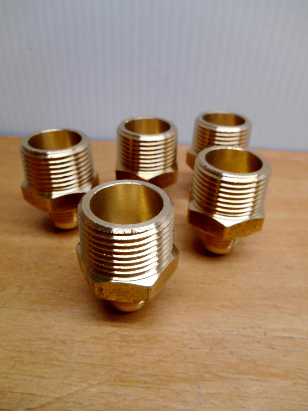 BRASS 48-6-12 Male Adapter 3/8-in Flare x 3/4-in MIP