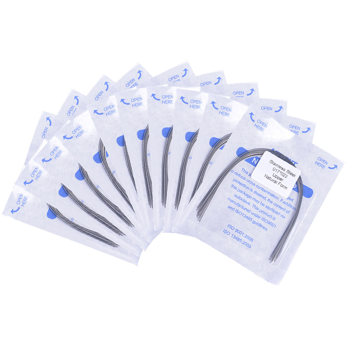 AZDENT Dental Orthodontic Stainless steel Arch Wire (rectangular) Natural Form