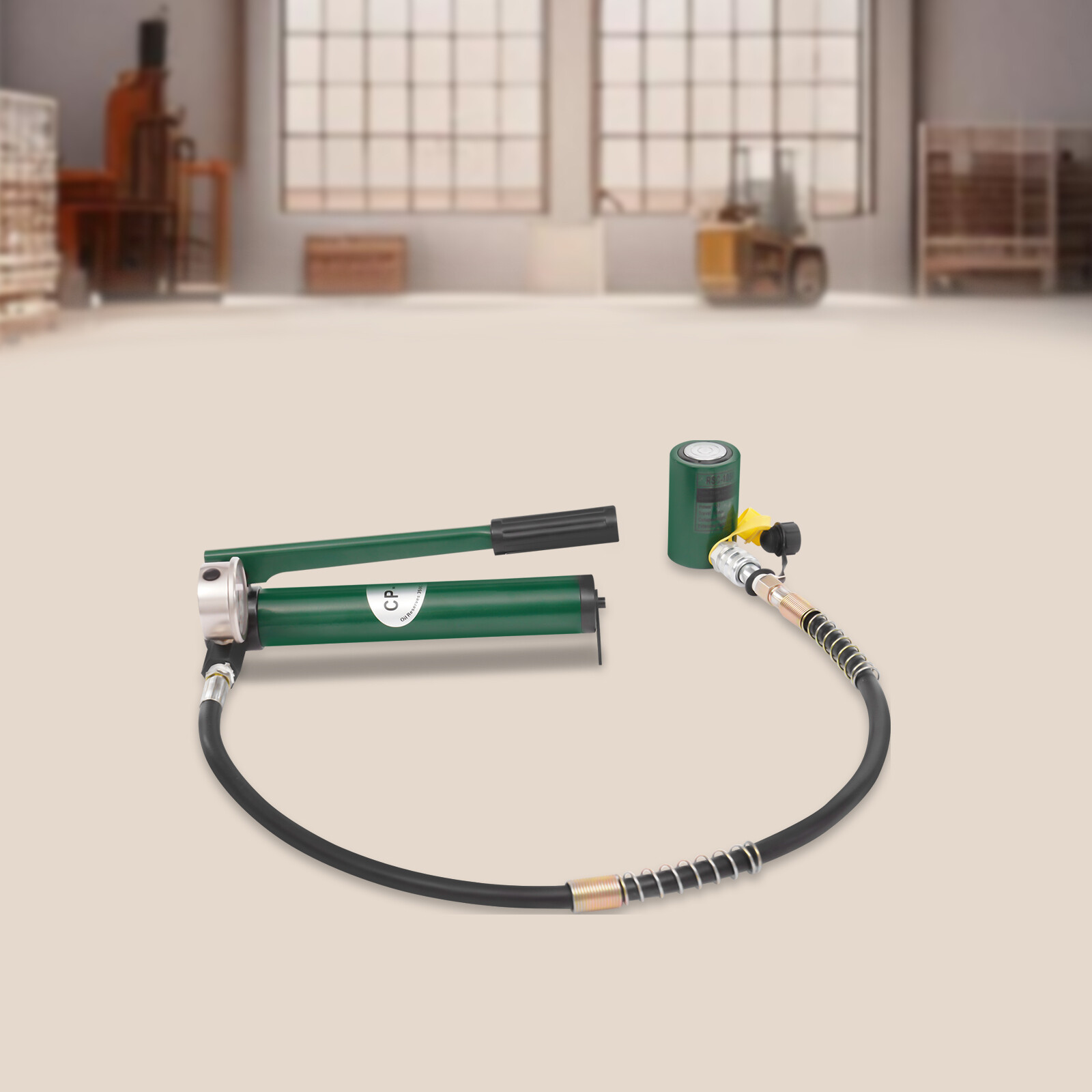 Portable Hydraulic Jack Hydraulic Lifting Cylinders,Hydraulic Ram Jack+Hand Pump