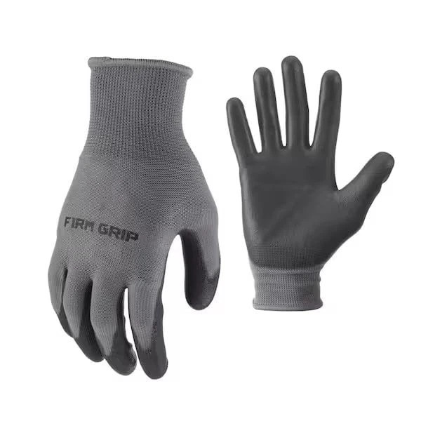Large General Purpose Polyurethane Grip Work Gloves (15-Pack)