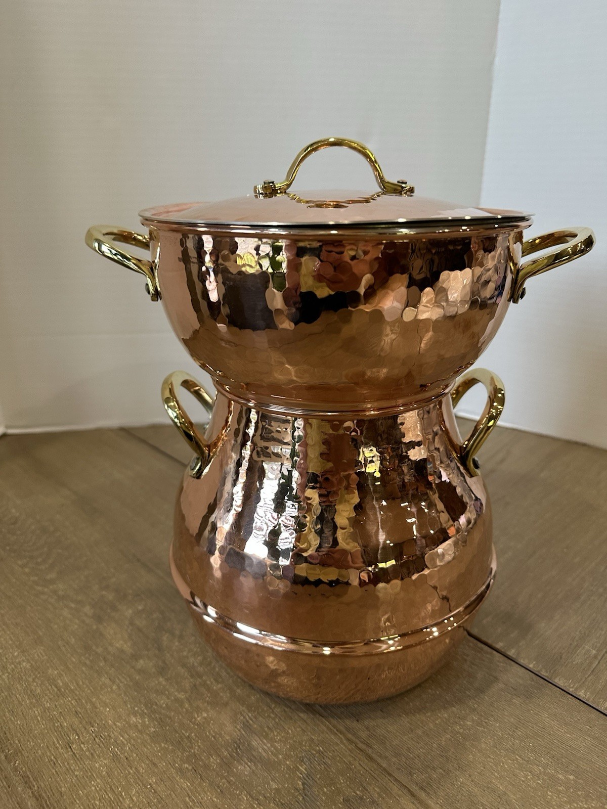 Williams Sonoma Copper Couscoussier 4.25 Qt.
