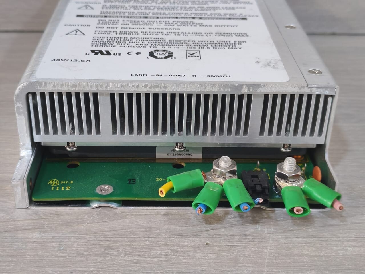 VICOR PFC MICRO S PS1-01-48-G 10-130112-12 REV A AC/DC CONVERTER – W/O ACCS.