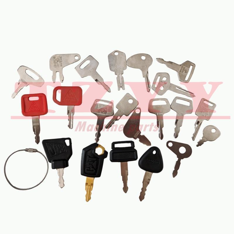 21 Keys set for Case CAT Komatsu Bobcat Heavy Equipment Construction