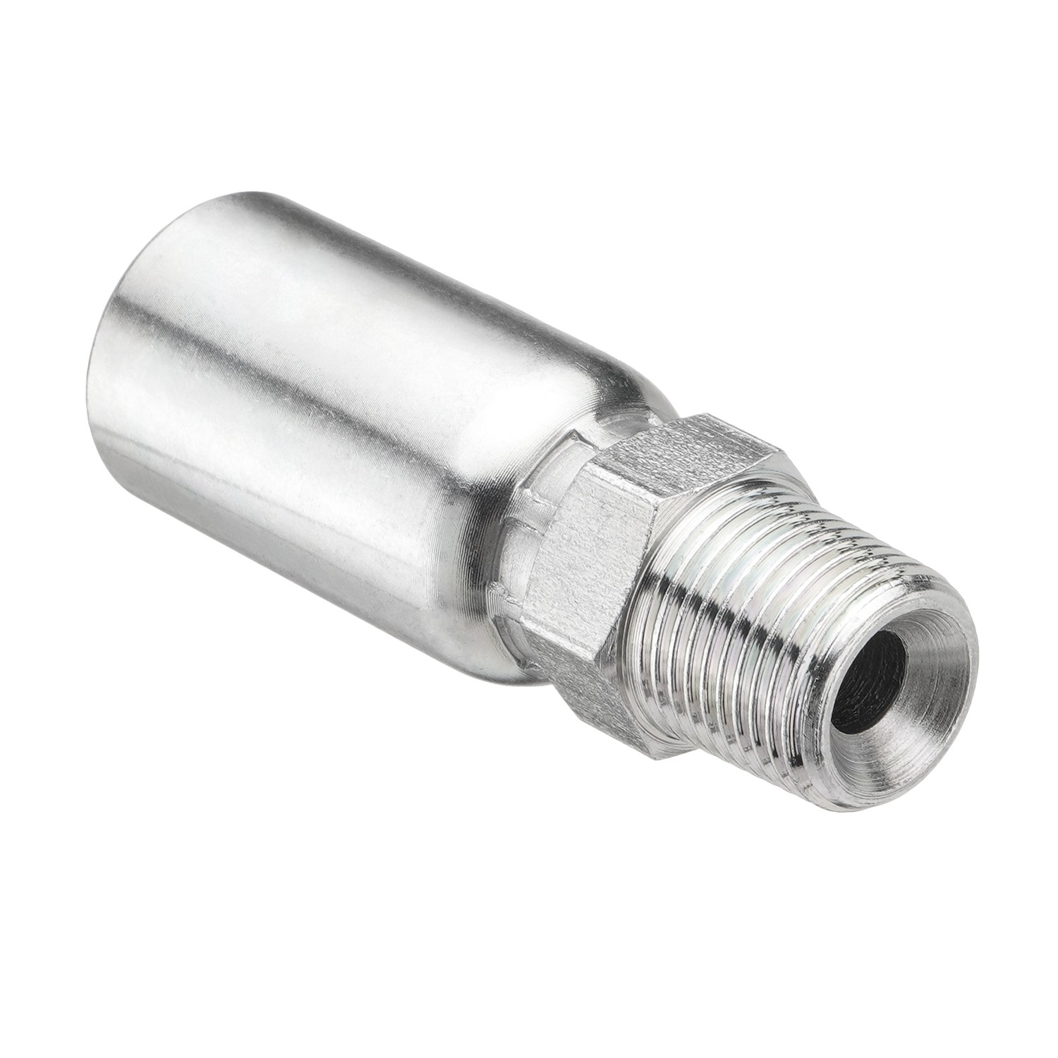 12 Pack Hydraulic Hose Fittings, 3/8″ I.D. Hose X 3/8″ NPTF Male with Protection