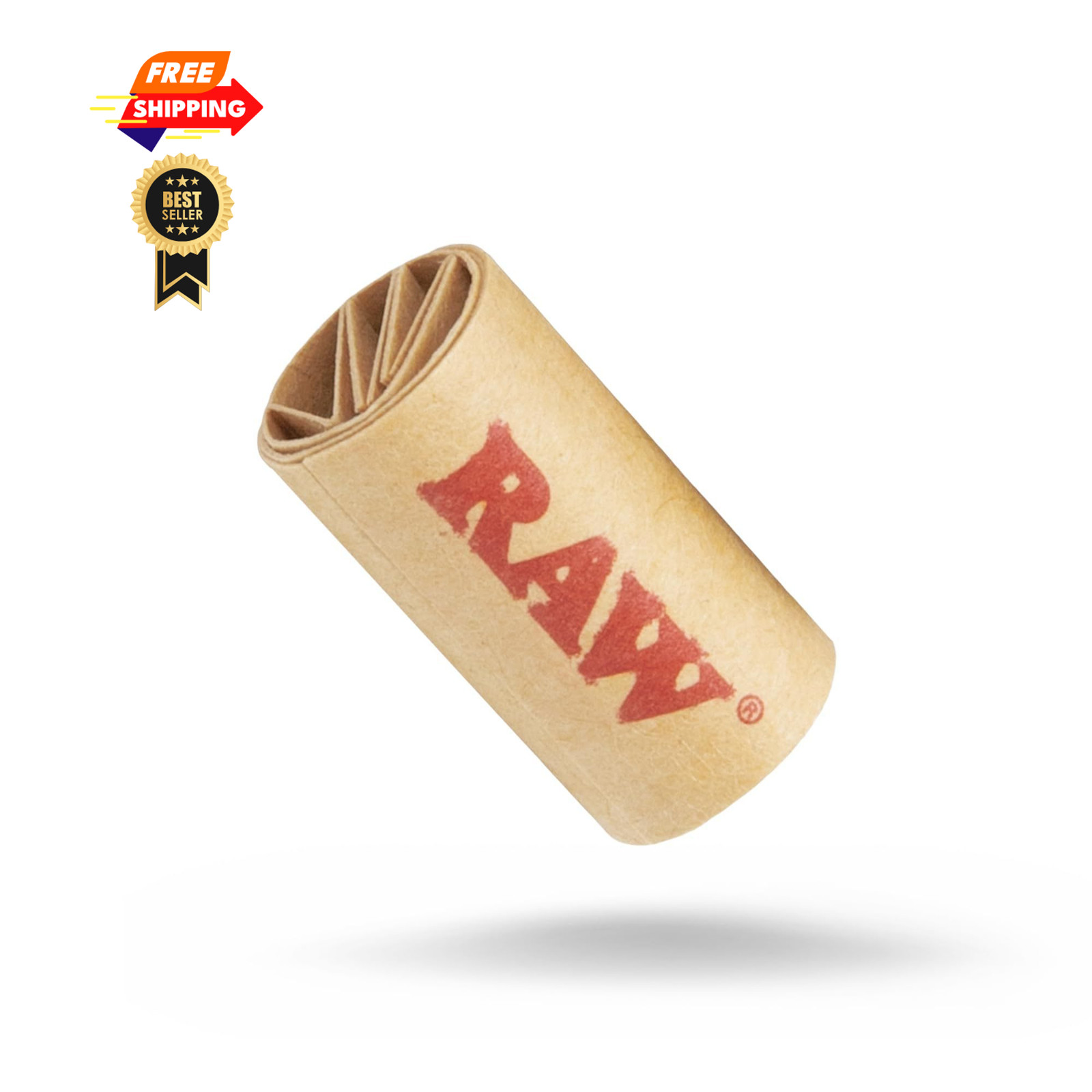 RAW Black Extra Wide Pre-Rolled Filter Tips – 1 Bag Wide, Brown