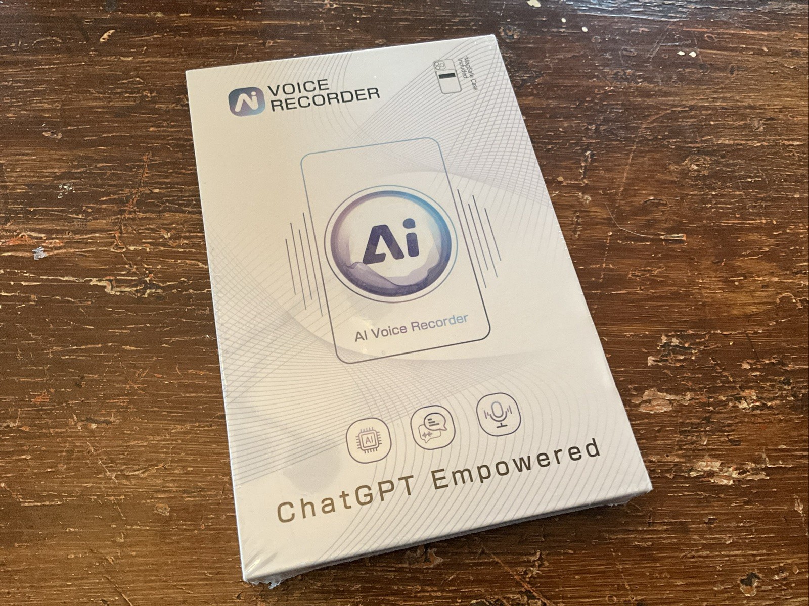 AI Voice Recorder 64GB ChatGPT Enabled Audio Recorder New Sealed