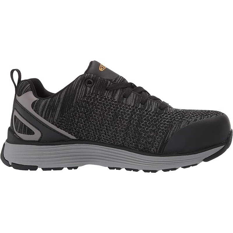 Keen Womens size 6.5M Sparta Black Grey Alloy Toe ESD Work Shoes ~ runs small