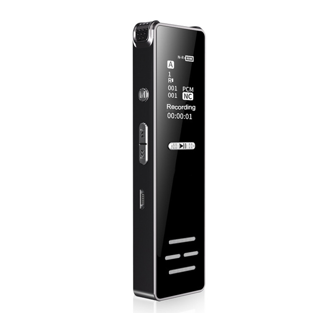 Mini Hidden Spy Digital Audio Voice Activated Recorder MP3 Playback Small Smart。