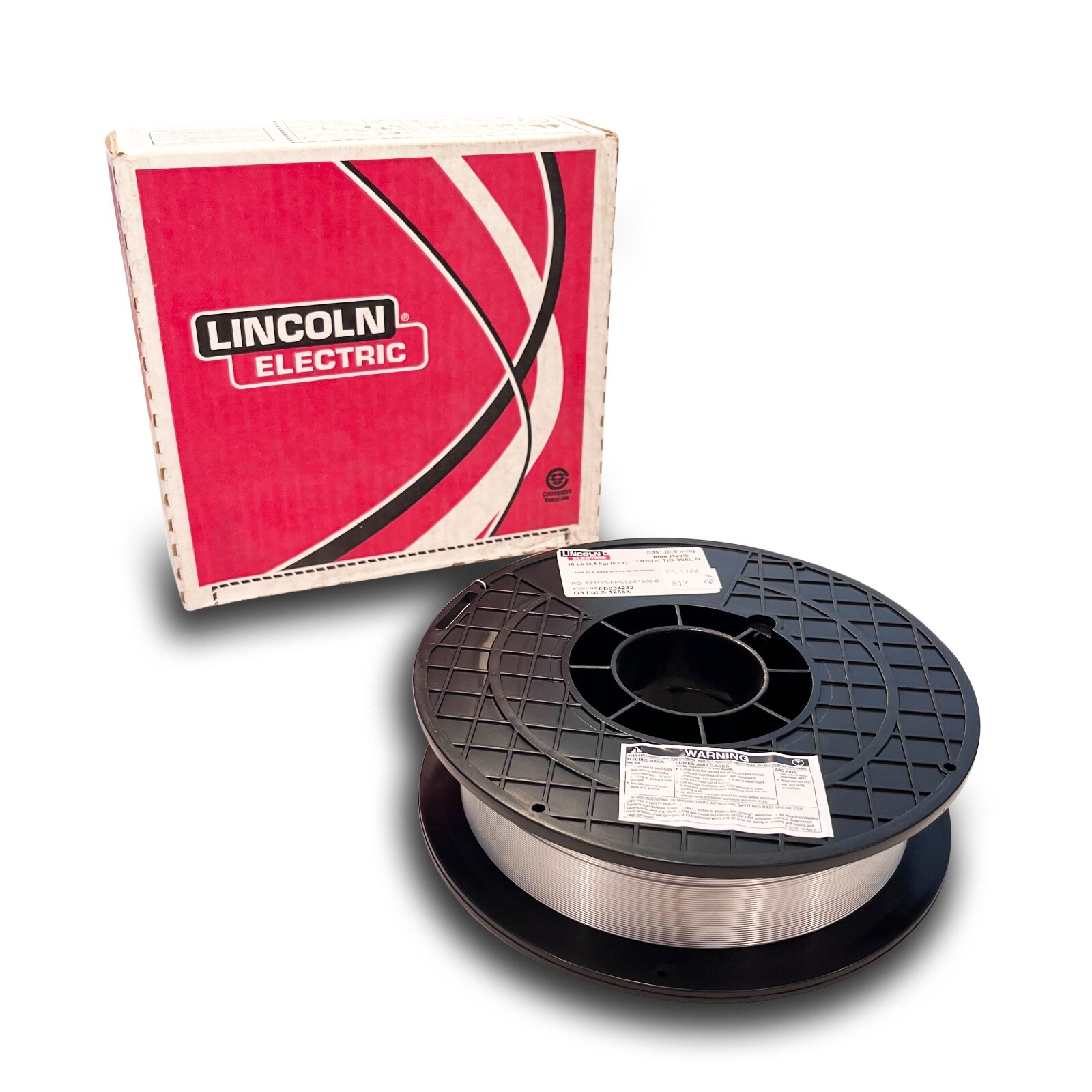 Lincoln Electric Blue Max 308L N .035 Stainless Steel TIG Welding Wire 10 lb