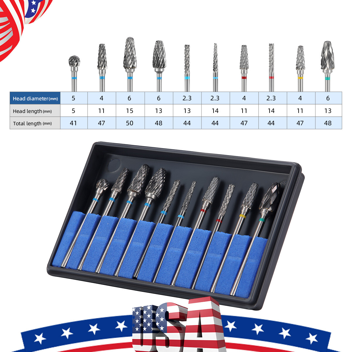 Dental Micromotor N3 Electric 35K RPM Polisher E-Type Handpiece /Polishing Burs