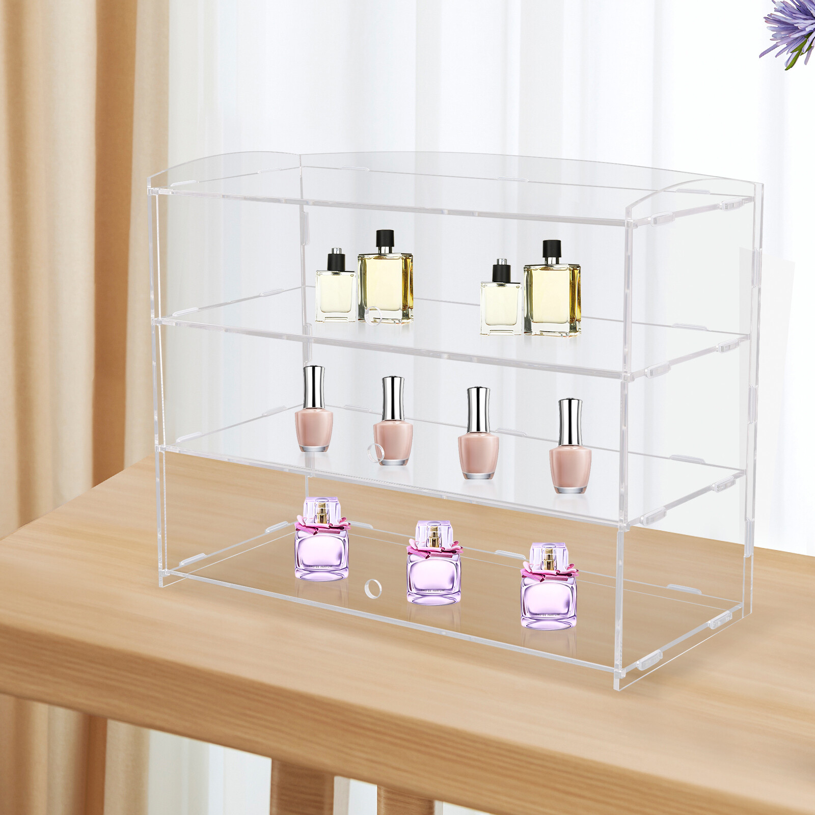 3 Layer Acrylic Display Case for Action Figure Funko Pop Lego Collectibles Toys