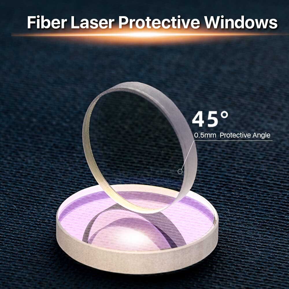 5/10/20/50x Quartz Protective Lens Windows 1064nm 37*7mm for Fiber Laser Machine