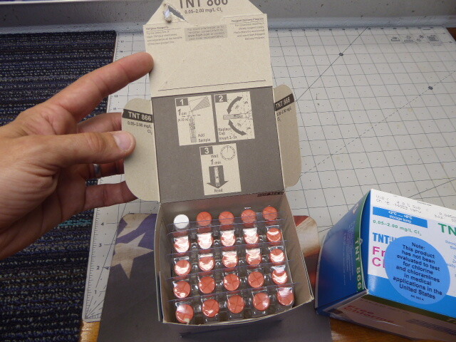 Hach TNT 866 Free Chlorine Chemistry Test Kit 24 Vials, New Unopened Box!