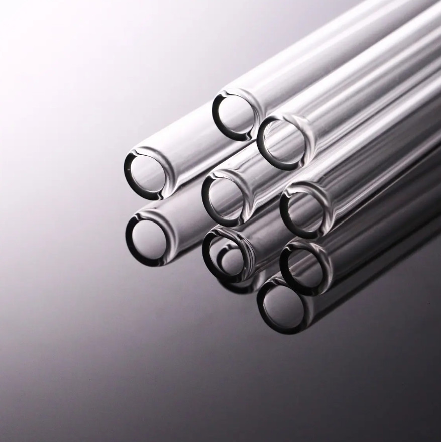 4″/6″/8 Inch Borosilicate Clear Glass Blowing Tube 12mm OD 8mm ID 2mm Thick Wall