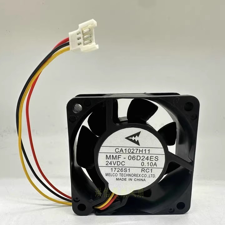 1PCS CA1027H11 MMF-06D24ES RC1 DC24V 0.10A 6025 60*25MM Fan