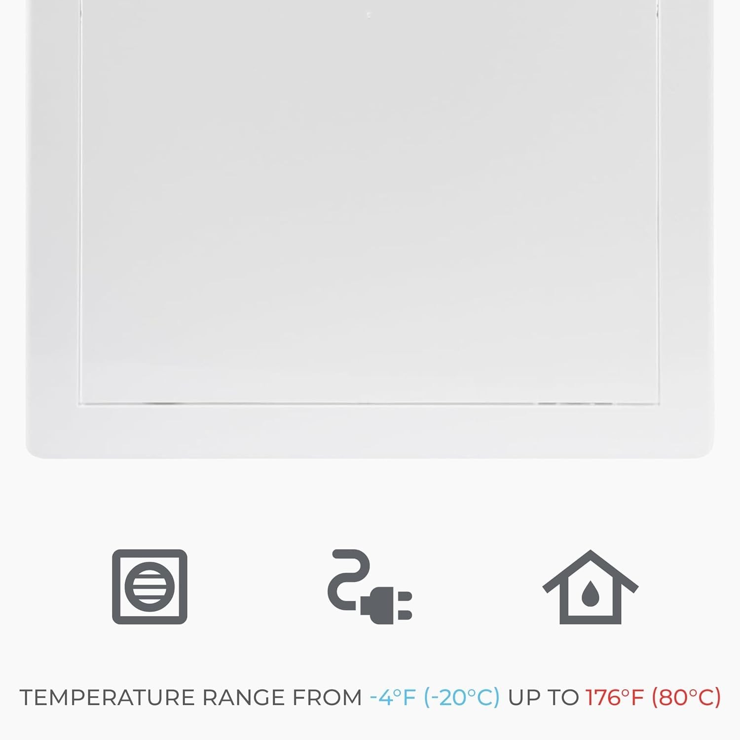 10×16 Inch White Access Panel Drywall ABS Plastic Square Wall Ceiling Door