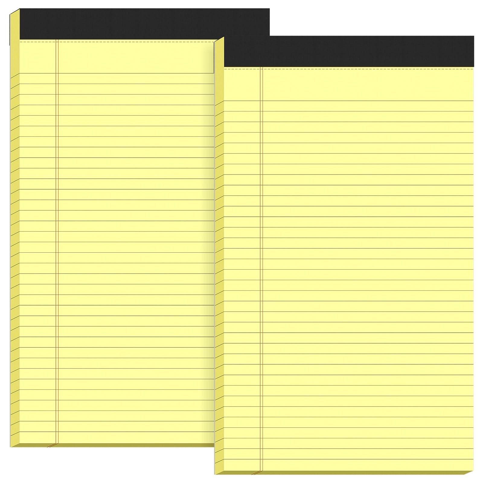 Legal Pads 8.5 X 14, Wide Ruled Legal Pad, Yellow Paper 8.5 X 14, 30 Sheets Per