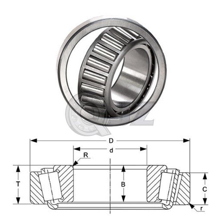 2x JL69349-JL69310 Tapered Roller Bearing QJZ Premium Free Shipping Cup & Cone