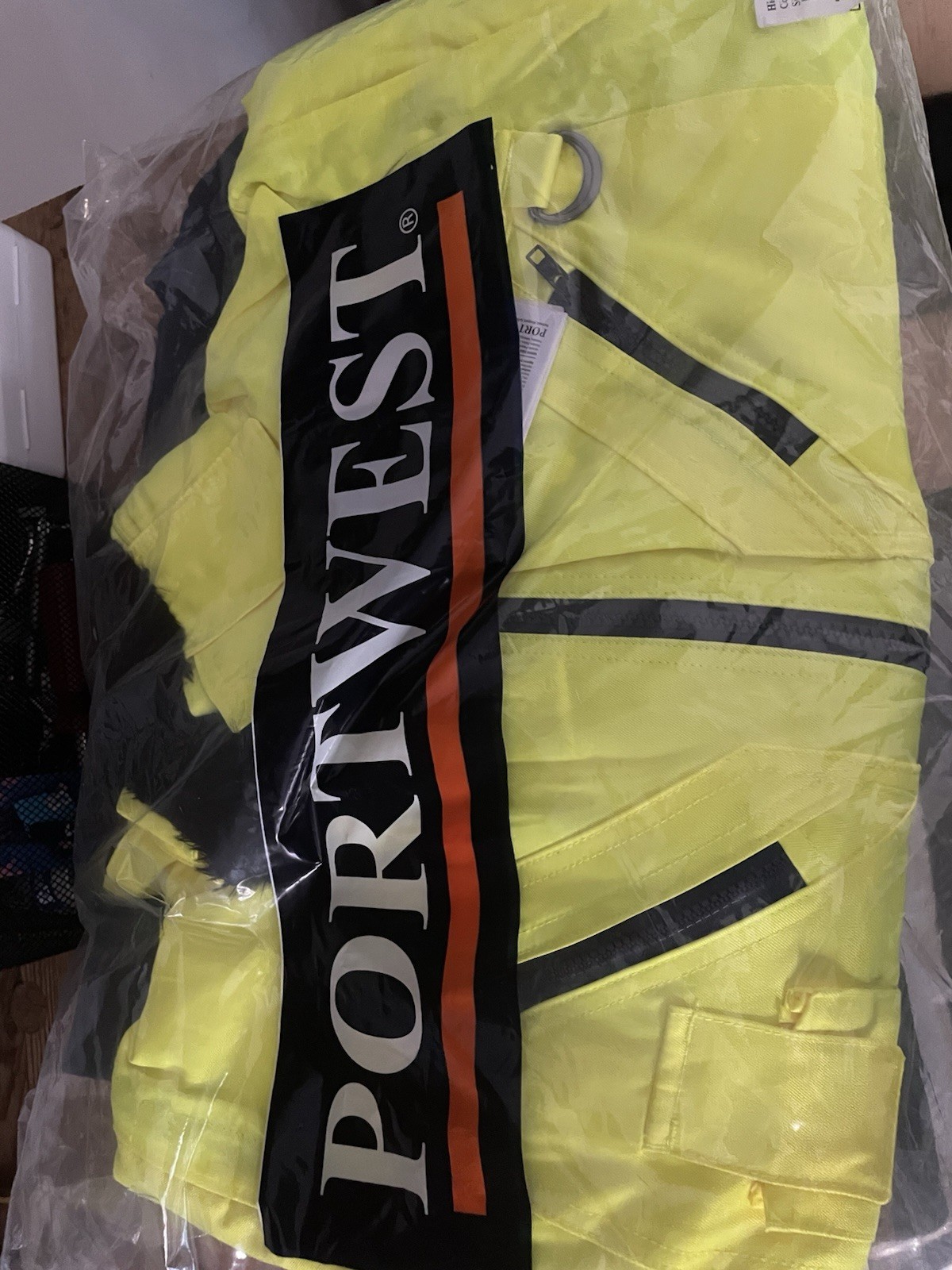 Portwest Hi-Vis 3 In 1 Bomber Jacket Yellow, Medium, Regular Fit