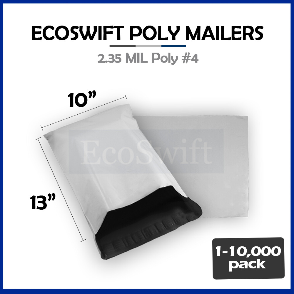 1-10000 10 x 12 “EcoSwift” Poly Mailers Envelopes Plastic Shipping Bags 2.35 MIL