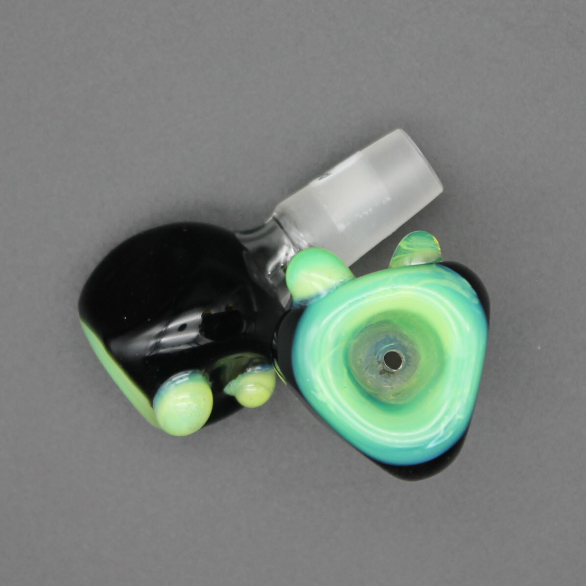 Slyme Pyrex Lab Glass Slide Triangle Bowl 14 18mm Fitting Tobacco Hookah Bong