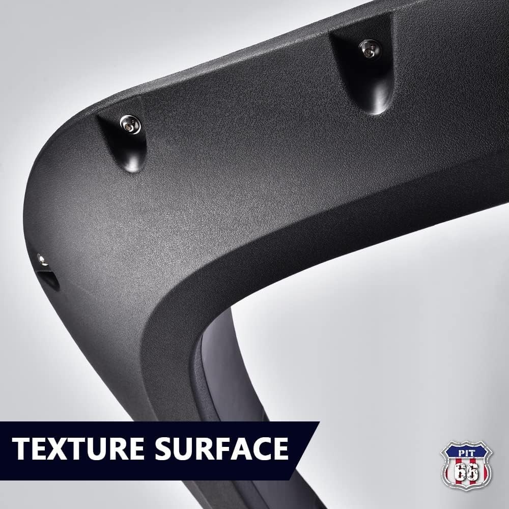 Fender Flares Compatible with 2014-2021 Toyota Tundra Paintable Smooth Matte
