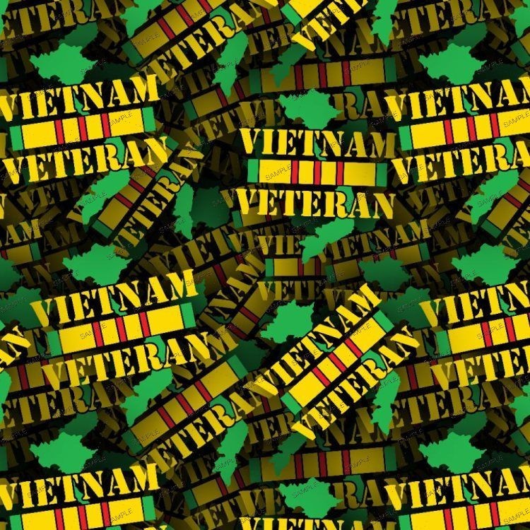 VietNam Veteran 22 – 18″x46″ Hydrographic Film Hydro Dipping