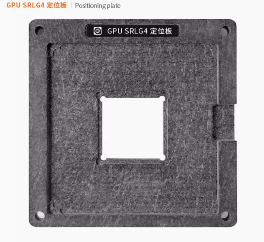 Amao Tin Scraping Blade SRLG4 ARC GPU BGA Reball Stencil Magnet Base Station