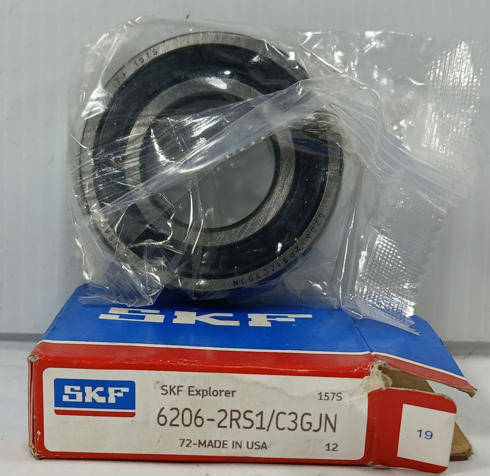 1 NEW SKF 6206-2RS1/C3GJN 30X62X16 DEEP GROOVE BALL BEARING NIB ***MAKE OFFER***