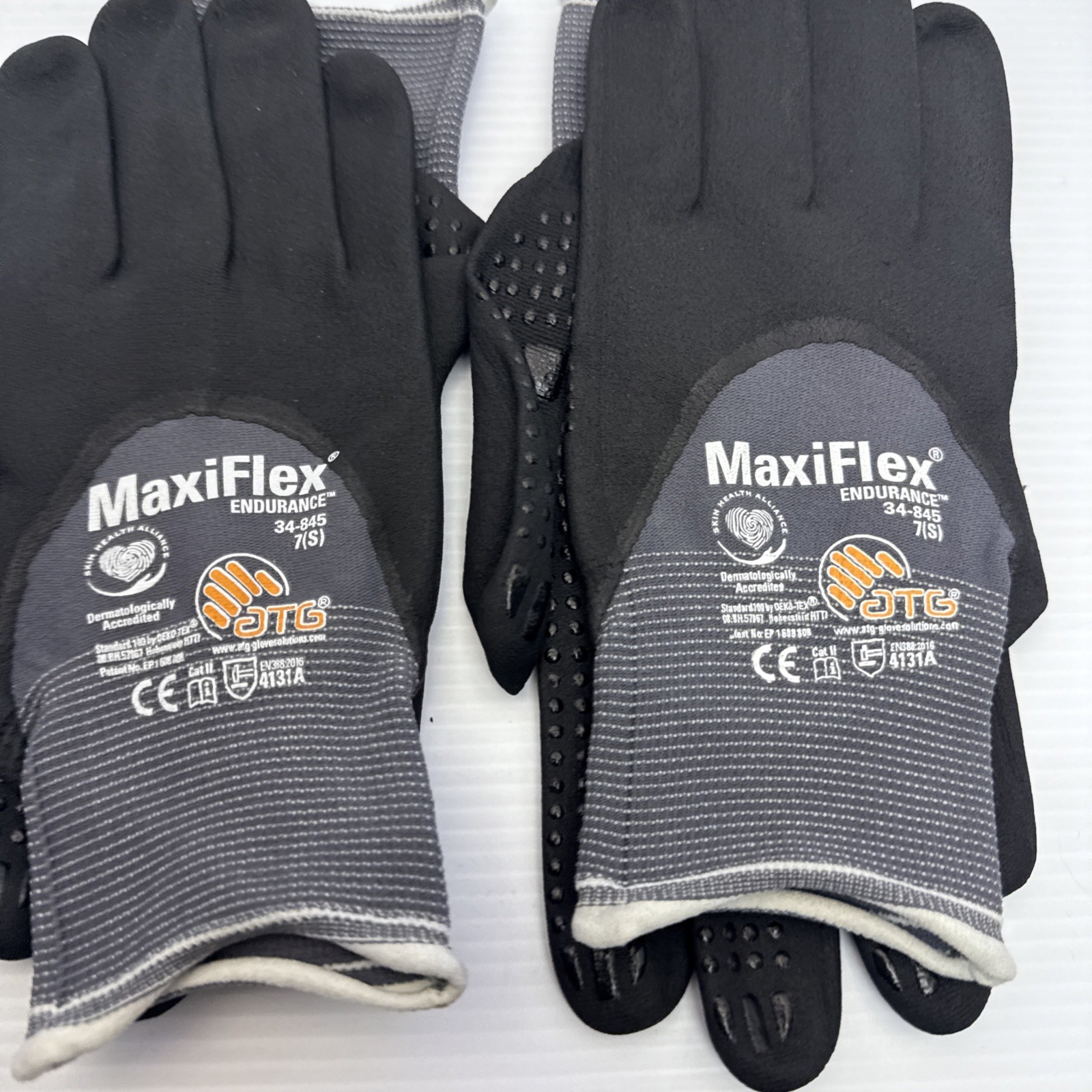 2 Pair MaxiFlex Cut Resistant Gloves 34-8743 Nitrile Coated Flexible Small