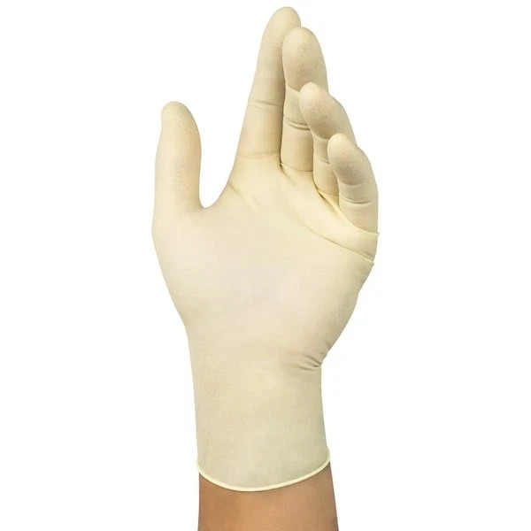 Ansell Microflex Diamond Grip MF-300 Disposable Latex Gloves, 7.9mil, Medium