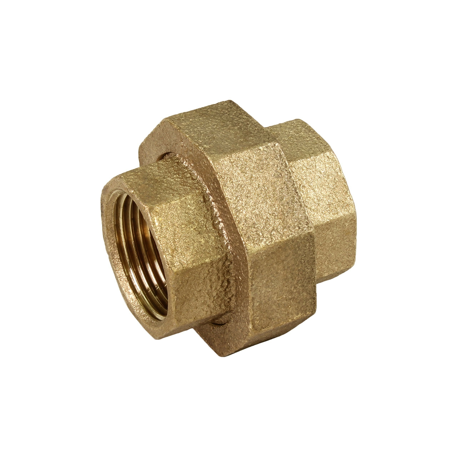 1-1/2″in Lead Free Brass Female NPT Threaded Union Connection Pipe Fitting NEW
