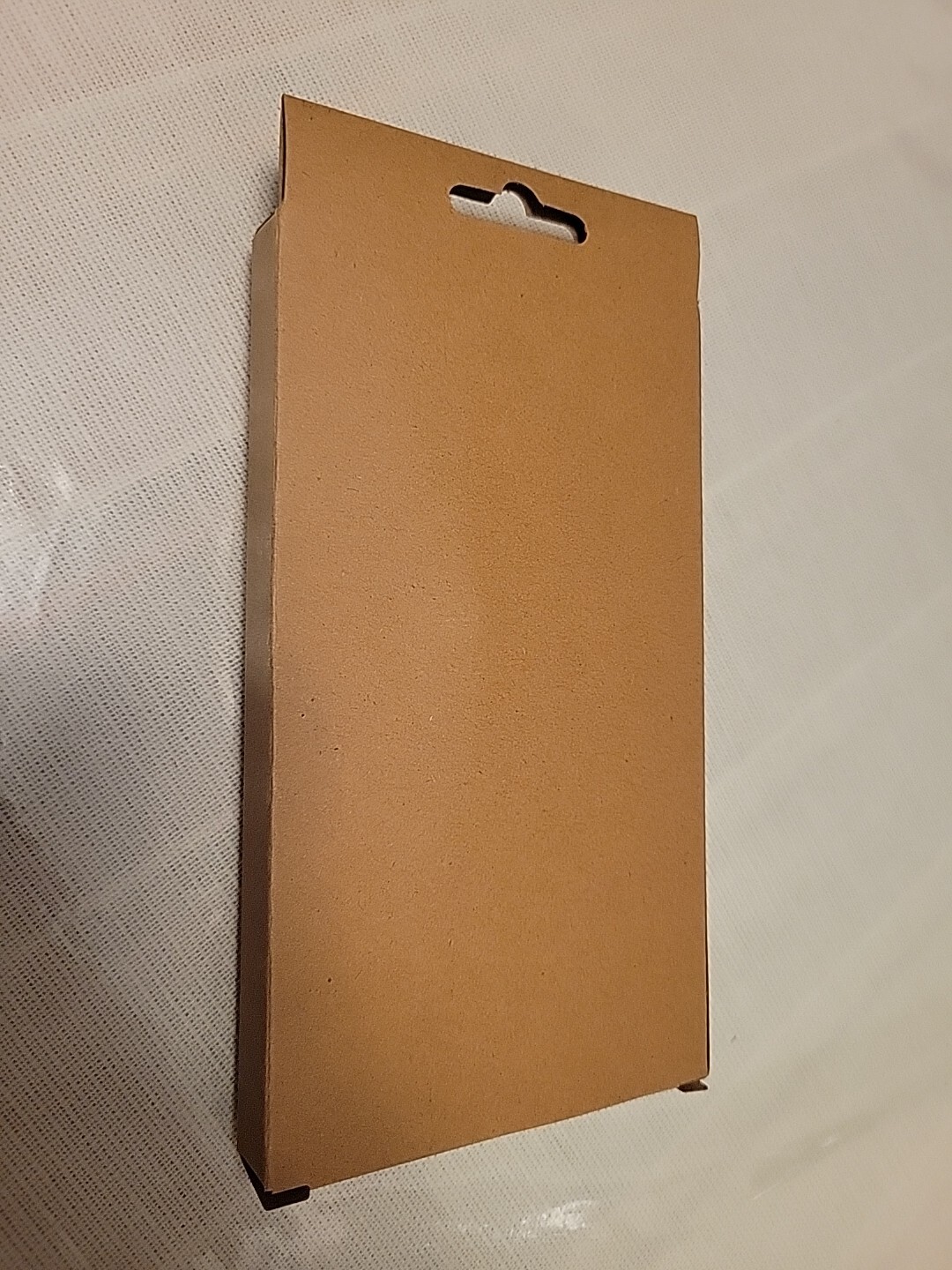 100X Phone Case Screen Protector Film Packaging Kraft Paper Boxes with Hang Hole