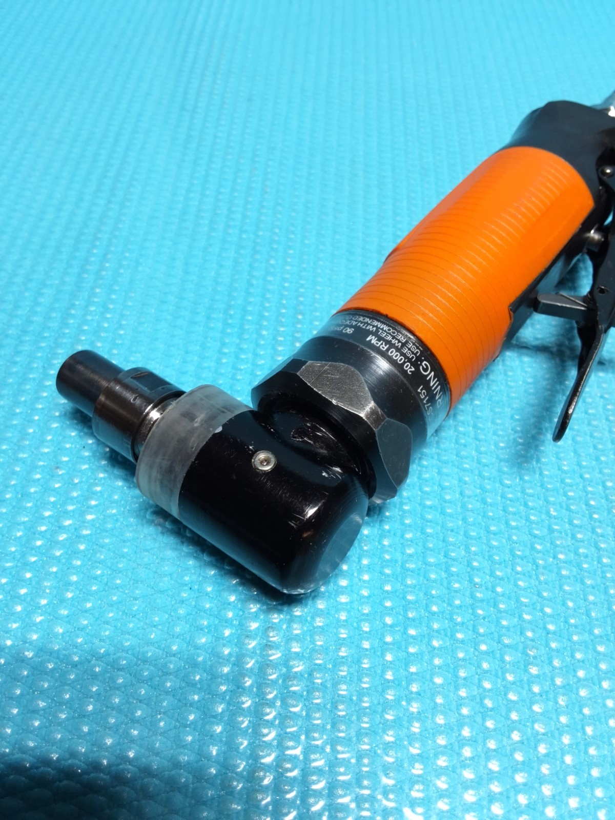 Dotco 12LF281-36 Right Angle Die Grinder, 20,000 RPM — 1/4″ Collet.
